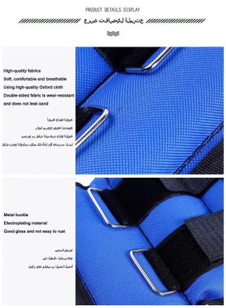 A two-piece sand weight bag for the arms and feet, weighing 2 kilograms, each piece weighing 1 kilogram - view 4