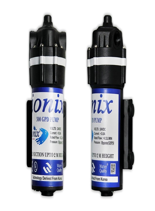 أيونيكس مضخة IONIX RO سعة 300 جالون في اليوم، محرك معزز سعة 300 جالون في اليوم مع قدرة شفط ذاتي تصل إلى مترين، مضخة RO سعة 300 جالون في اليوم، متوافقة مع جميع أنواع خزانات RO، (مضخة RO سعة 300 جالون في اليوم) - Image 3