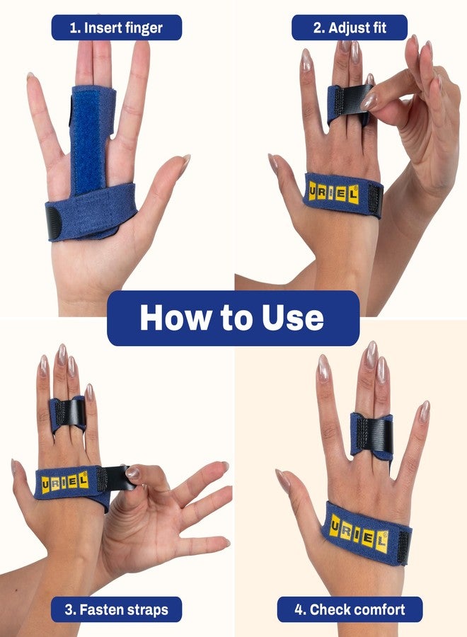 URIEL Adjustable Trigger Finger Splint for All Fingers – Comfortable Trigger Finger Brace for Daily Support, Strains and Sprains – Breathable Design, Secure Fit, One Size, Fits Left or Right Hand - Image 5