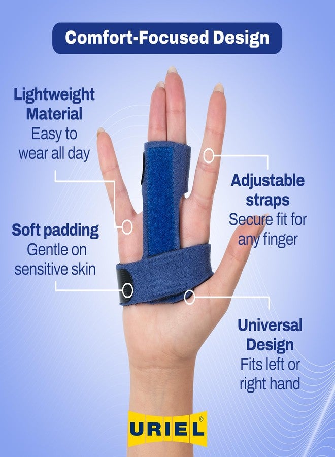 URIEL Adjustable Trigger Finger Splint for All Fingers – Comfortable Trigger Finger Brace for Daily Support, Strains and Sprains – Breathable Design, Secure Fit, One Size, Fits Left or Right Hand - Image 4