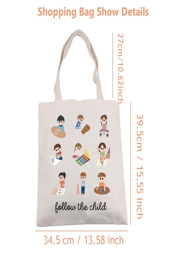 Lywjyb Birdgot Follow the Child Tote Bag - Pink Tower & Moveable Alphabet - Image 2