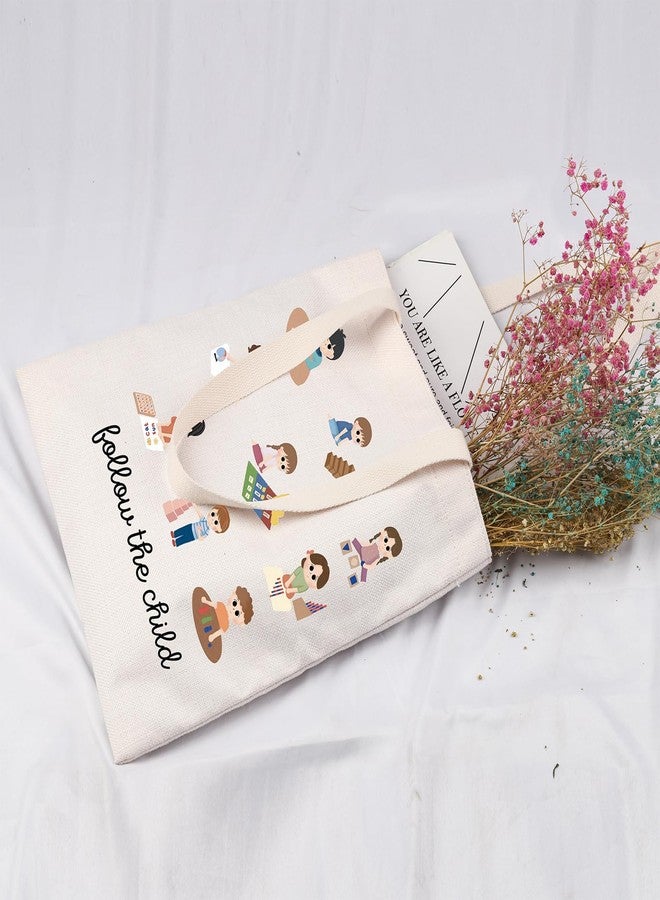 Lywjyb Birdgot Follow the Child Tote Bag - Pink Tower & Moveable Alphabet - Image 5