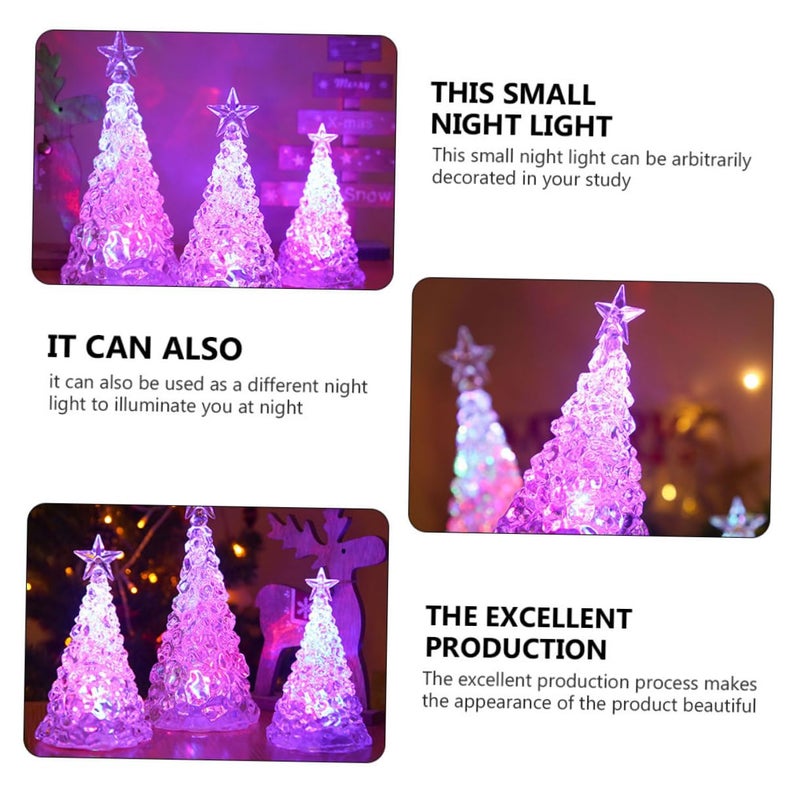 Safigle Christmas Tree LED Night Light Battery Free Decorative Lamp For Home Bedroom Holiday Decor - Image 5