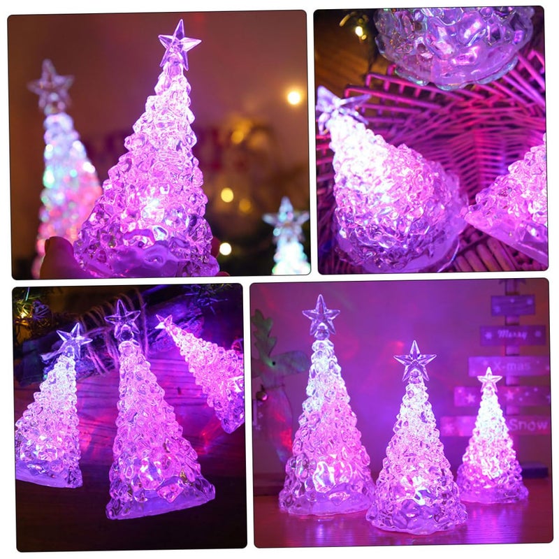 Safigle Christmas Tree LED Night Light Battery Free Decorative Lamp For Home Bedroom Holiday Decor - Image 4
