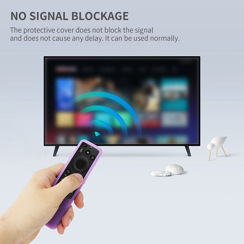 White Half Wrap Cover Compatible With Samsung Solar Remote Control BN59-01480A - Image 5