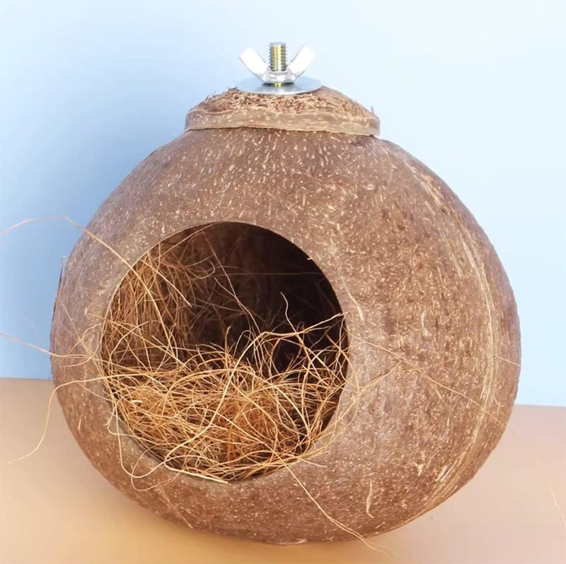 Yamibobo 1 Pack Bird Nesting Materials Coconut Fiber, Parakeet Nesting Bird Nest Bedding Material Warm and Breathable for Bird Small Animals - Image 3