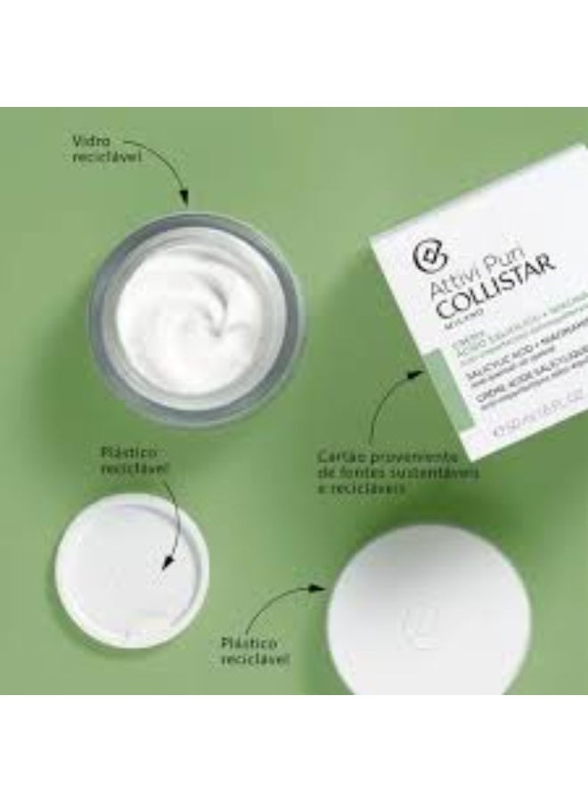 Collistar Pure Actives Salicylic Acid and Niacinamide Cream 50ml - Image 4