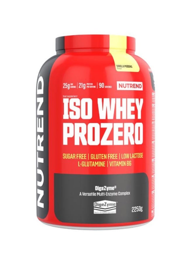 NUTREND ISO WHEY PROZERO 2250G VANILLA PUDDING