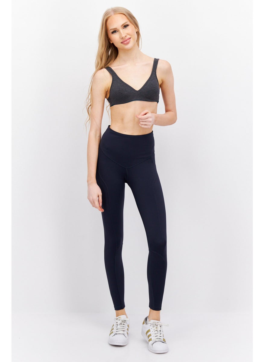 PUMA Women Tight Fit 7/8 Pull-On Training Tight, Navy Blue  - Image 4