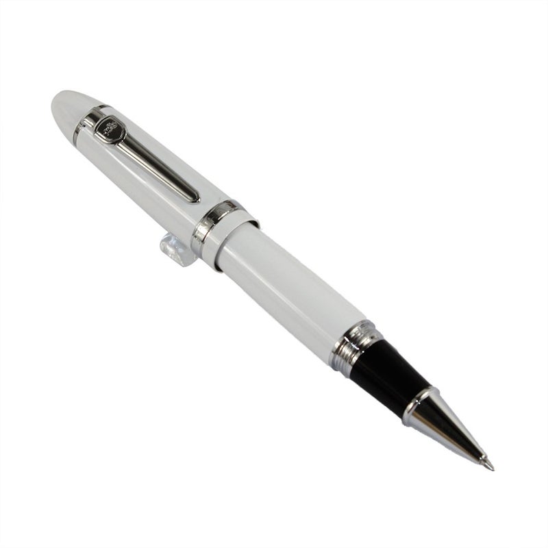 Jinhao 159 Rollerball pen with Original pen pouch - White - Image 1