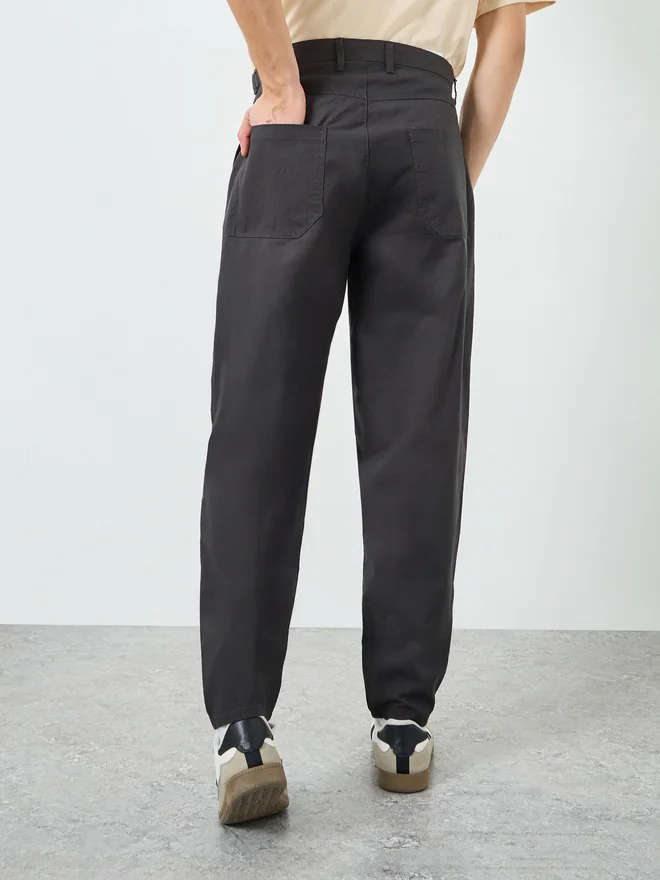 Styli blue Men Blue Relaxed Fit Trousers for Men | Best Price UAE