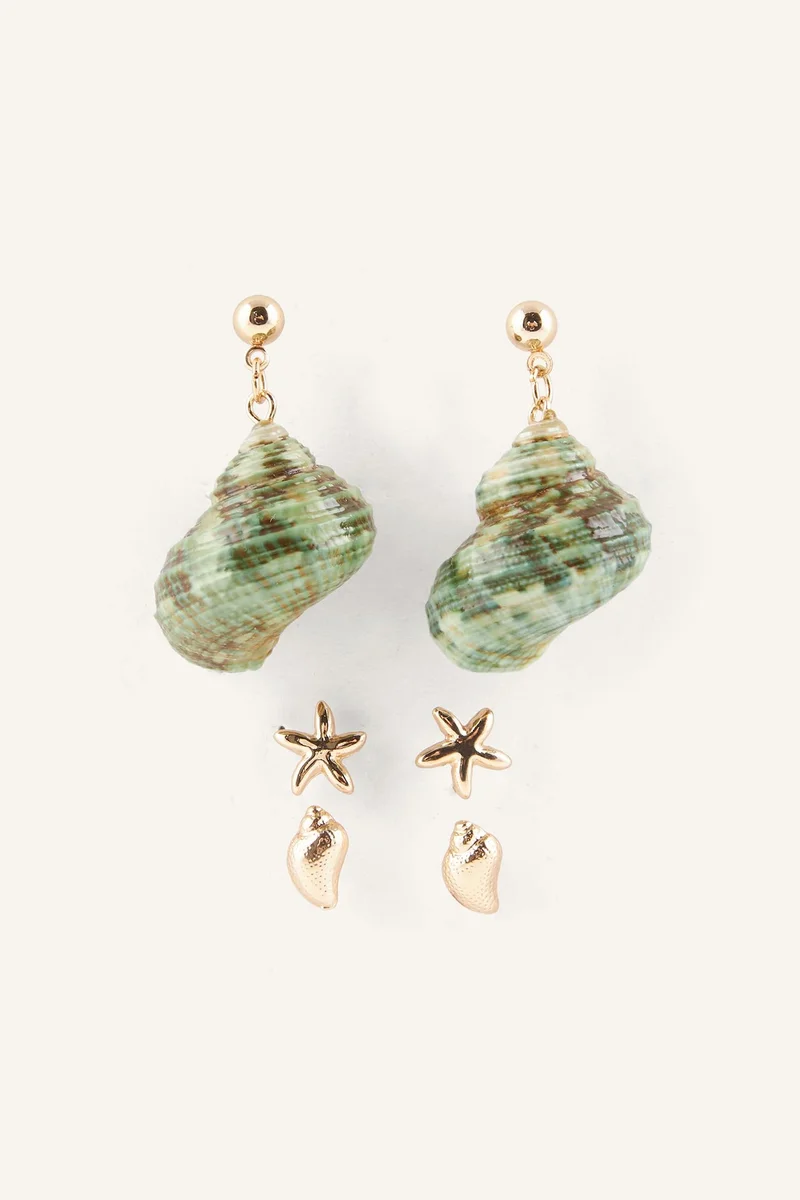 Woman 3 Piece Earrings