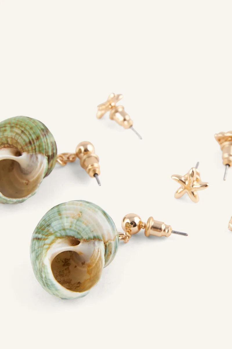 Defacto  Woman 3 Piece Earrings for Women | Best Price UAE