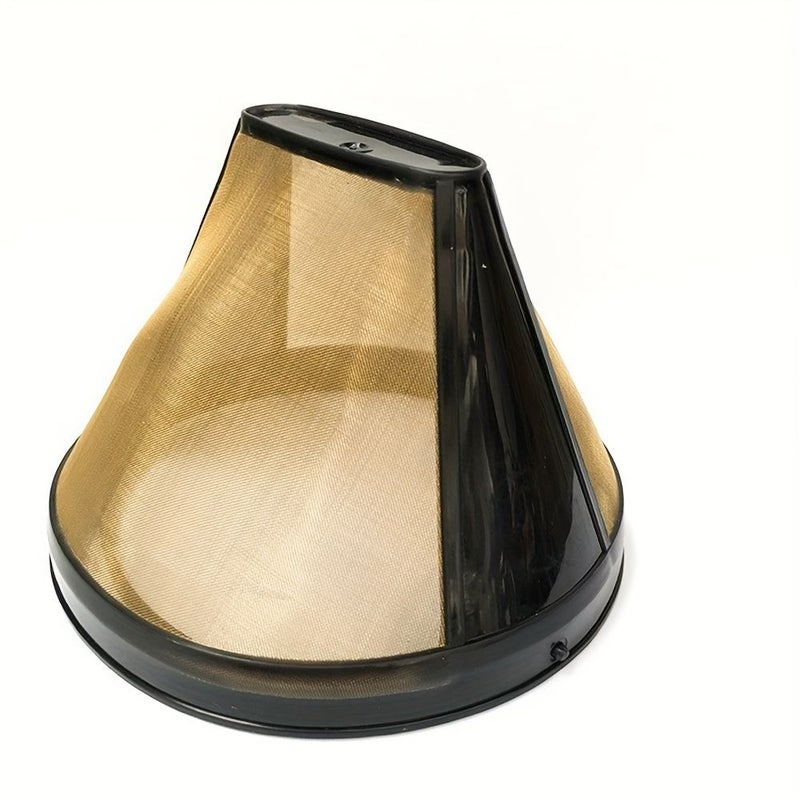 Reusable Golden Stainless Steel Coffee Filter Mesh 8 12 Cup Basket Style For Coffee Makers Winemakers High Quality Filtration Hand Wash Only - Image 2