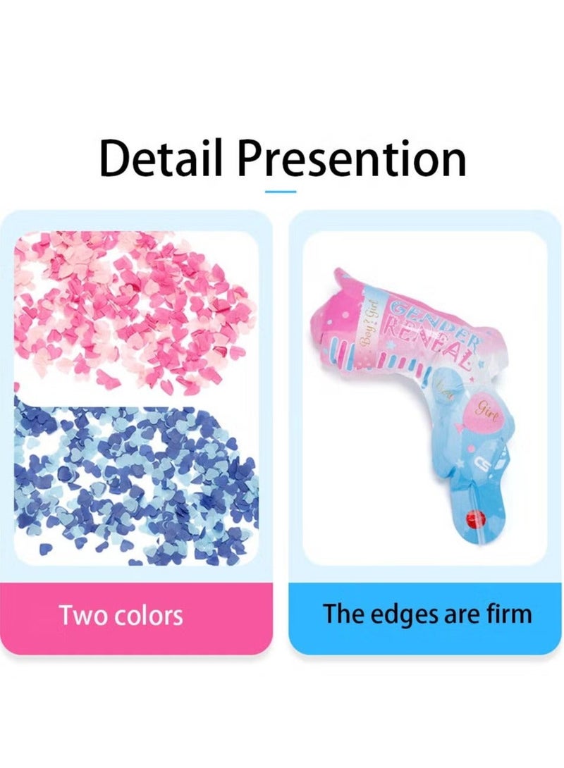ZVEV 10 عبوة من كونفيتي الكشف عن الجنس، فتى أو فتاة، مثالي لحفلات الكشف عن جنس الطفل، الزفاف، احتفالات عيد الميلاد - Image 3