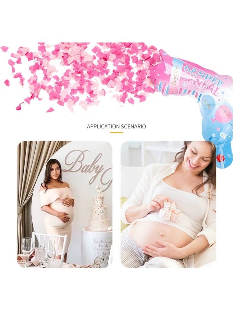 ZVEV 10 عبوة من كونفيتي الكشف عن الجنس، فتى أو فتاة، مثالي لحفلات الكشف عن جنس الطفل، الزفاف، احتفالات عيد الميلاد - Image 4