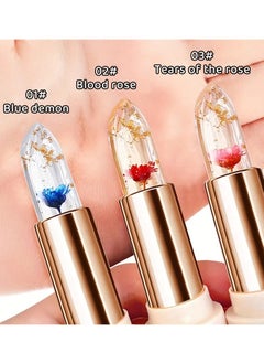 Mystic Bloom Lipstick - Temperature-Controlled, Color-Changing, Nourishing, Moisturizing Lip Balm with Water-Like Feeling - Lazy Plain Face, Petal Jelly Formula, Crystal Translucent Finish, #2 - pzsku/Z875724B96692B83050B8Z/45/_/1725715022/2973af28-1f7c-4cc9-b439-b47641201c3b