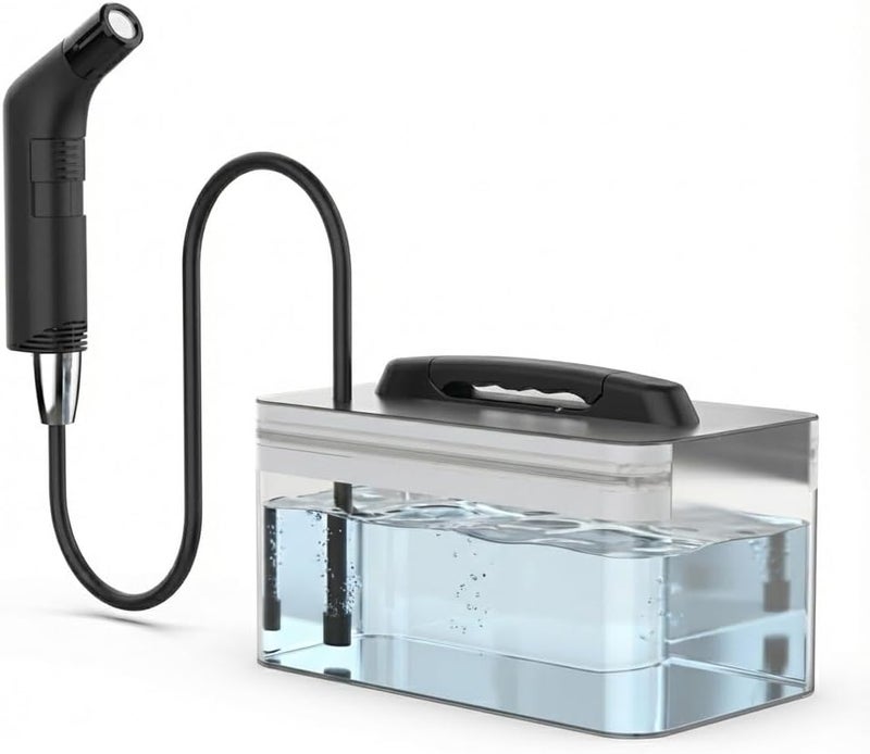 Anawnas Portable Electric Shattaf with 1.2m Hose and 2.3L Container - Rechargeable, Compact, and Versatile Personal Hygiene Solution for Travel, Home, Baby Care, Camping, and More (Black)… - Image 1