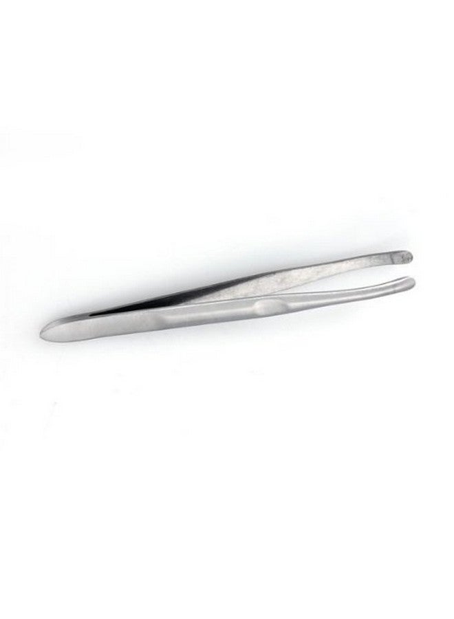 Yimart Silver Stainless Steel Round Tip Eyebrow Hair Tweezer Makeup Cosmetic Tool - Image 3