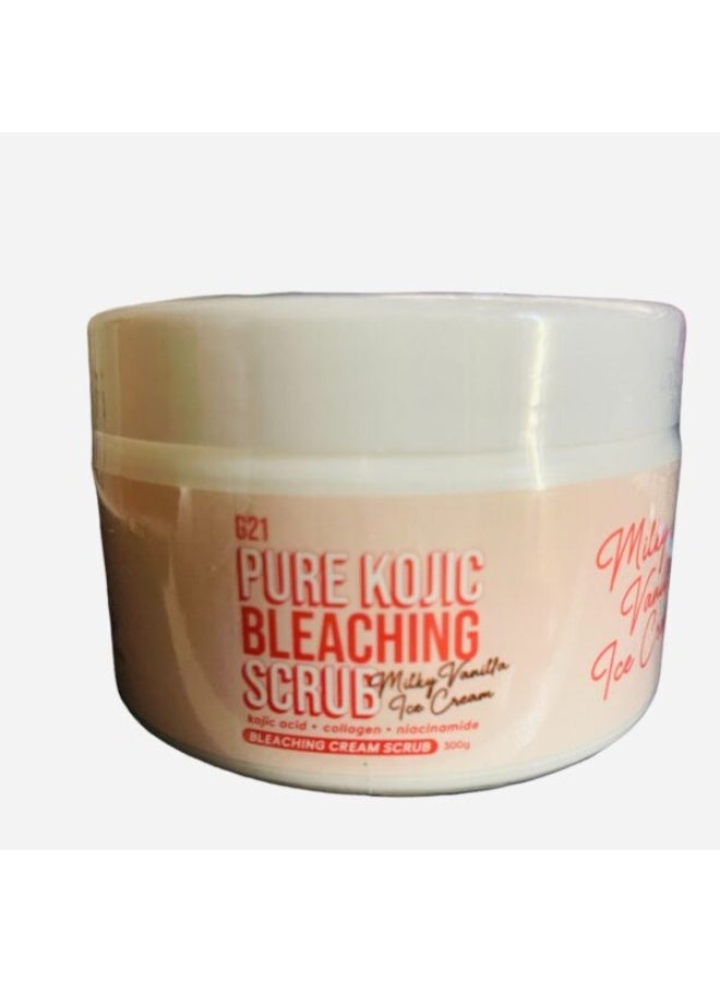 G21 Pure Kojic Bleaching Scrub Milky Vanilla Ice Cream 300g