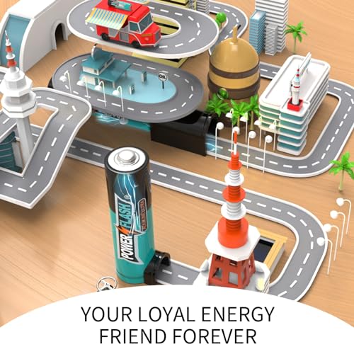 POWER FLASH 36 AAA Batteries, Battery Provide Long Lasting Power, 10 Year 3a Batteries Warranty, Alkaline AAA Batteries, AAA Battery for Home and Office Equipment - Image 2