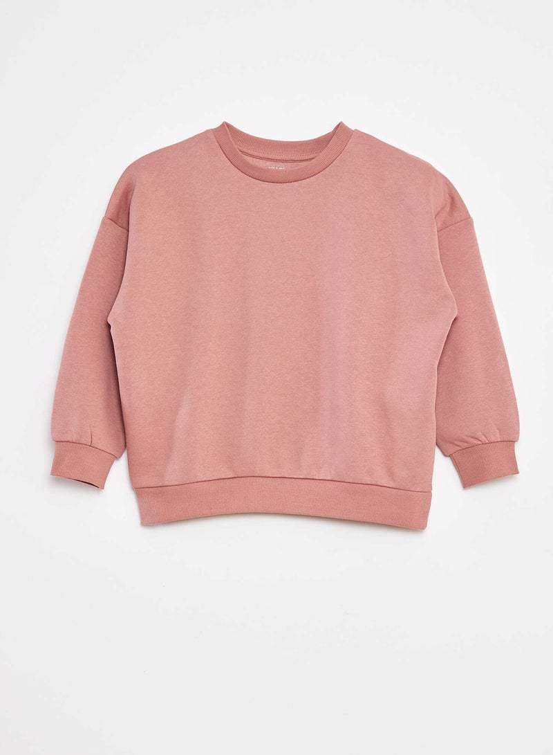 Kiabi Set Of 2 Plain Sweatshirts Pink - Image 4