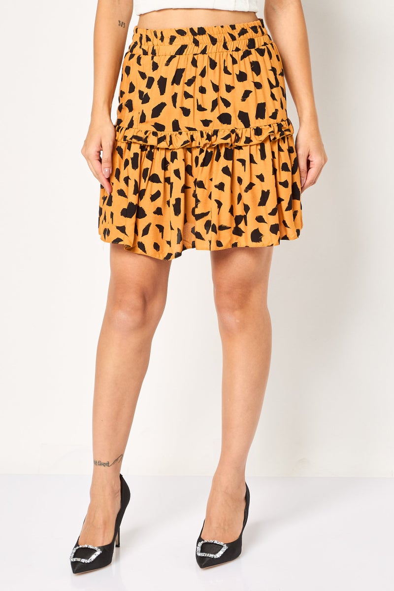 DOROTHY PERKINS Faith By Dorothy Perkins Women Allover Print Mini Skirt, Multicolor - Image 1