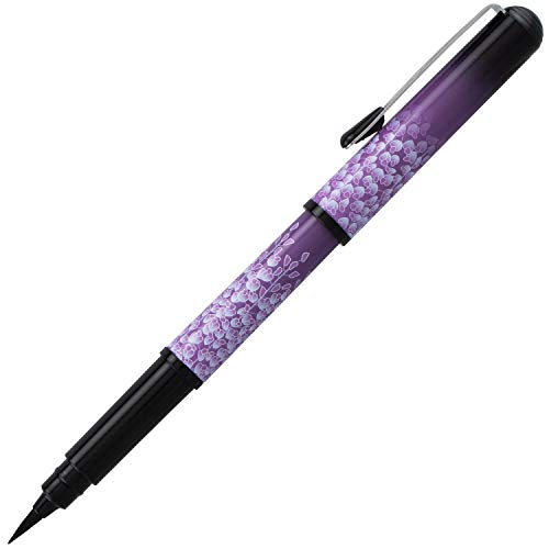 Pentel Arts Limited Edition Pocket Brush, Inking Brush Pen, Wisteria Wrap (GFKP3J1BPA) - Image 3