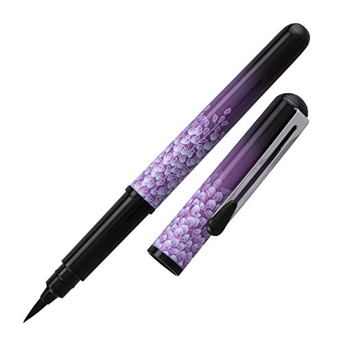 Pentel Arts Limited Edition Pocket Brush, Inking Brush Pen, Wisteria Wrap (GFKP3J1BPA) - Image 2