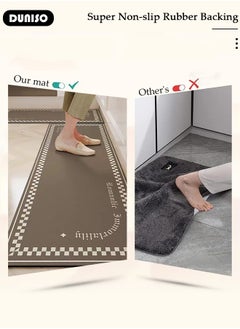 2 PCS  Kitchen Mats and Rugs Set , Non Slip Heavy Duty Standing Mat, Quick Dry Diatom Mud Floor Mat,  Extra Soft and Absorbent Floor Mats for  Kitchen, Bath, Office, Laundry(40*60cm+40*120cm) - pzsku/Z875779BB49A71E6AE2D5Z/45/_/1726880299/6ec5285f-bf0c-46c3-b177-6fd65835efc2