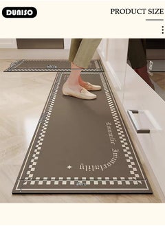 2 PCS  Kitchen Mats and Rugs Set , Non Slip Heavy Duty Standing Mat, Quick Dry Diatom Mud Floor Mat,  Extra Soft and Absorbent Floor Mats for  Kitchen, Bath, Office, Laundry(40*60cm+40*120cm) - pzsku/Z875779BB49A71E6AE2D5Z/45/_/1726880397/237888d7-8585-41e5-8f84-173a95315d2f