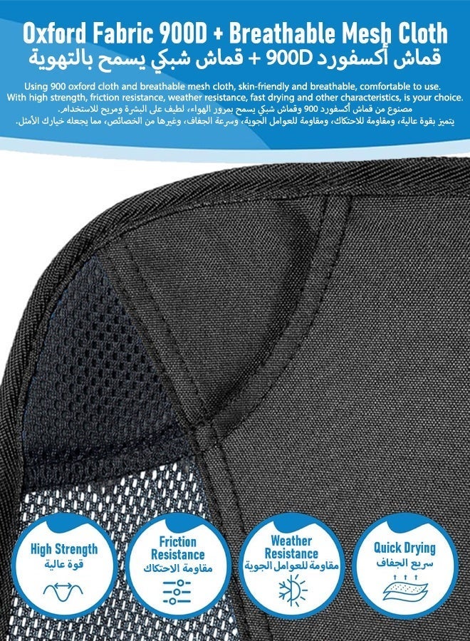 GEERTOP كرسي مون دوار بزاوية دوران 360 درجة، كرسي قابل للطي خفيف الوزن وسهل الحمل، مقعد خارجي متين للسفر والتخييم والمشي لمسافات طويلة وصيد الأسماك والشاطئ والحديقة - Image 4