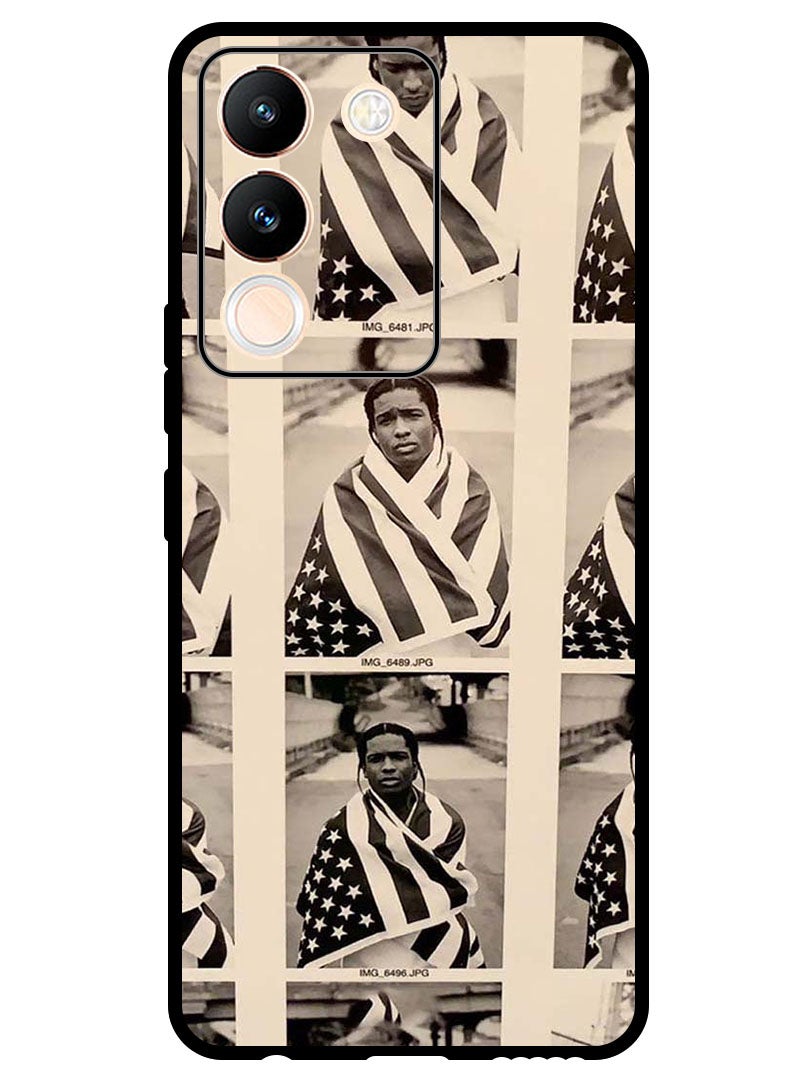 Theodor Protective Case Anti Scratch Shock Proof Bumper Cover For Vivo Y200 Travis n Flag - Image 1