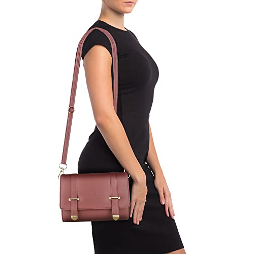 ALSU Women's Peach trendy Sling Bag | deattachable straps |card slots (shd-011pch) - Image 5