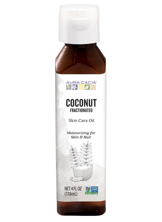 Aura Cacia Aura Cacia Moisturizing Coconut Skin Care Oil | Fractionated | 4 Fl Oz  - Image 1