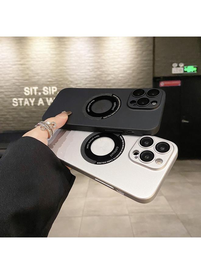 Zaboon Case For iPhone 12 Electroplating Oil Injection Magsafe Magnetic PC Phone Case - Image 4