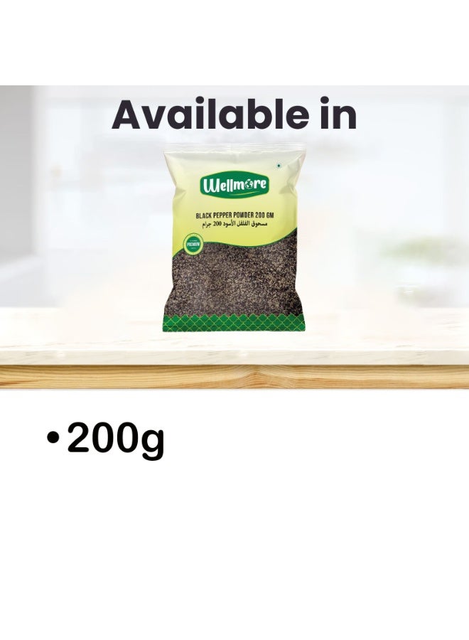WellMore WellMore Black Pepper Powder 200 gm  - Image 3