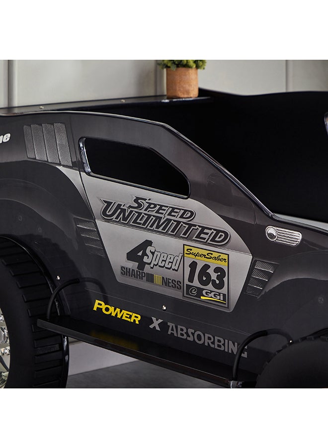 Home Box Wrangler Speed Single Kids Jeep Bed 210 x 92.5 x 122 cm - Image 5