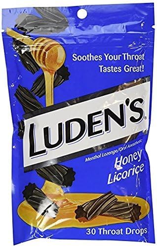 Soothing Throat Drops Honey Licorice 30 ct Pack of 6