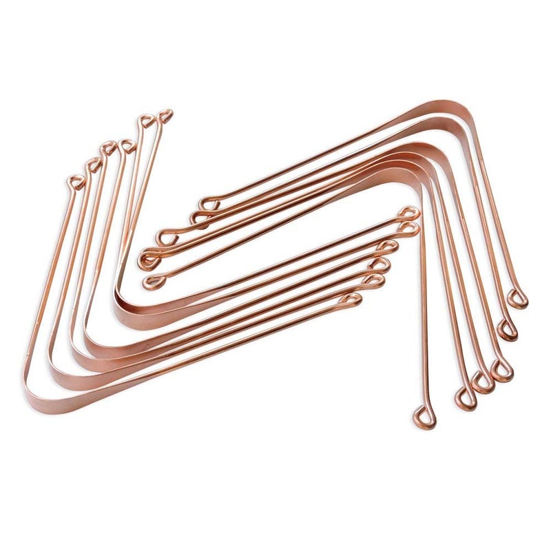 QIMACPLUS Copper Tongue Cleaner for Kids and Adults | Ayurvedic Remedy For Daily Oral Dental Hygiene Fresh Breath And Health Set of 6 - Image 2