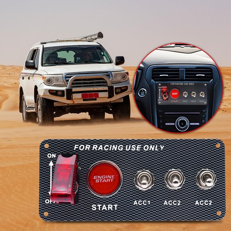 Geloo Racing Car Ignition Switch Panel - Image 2