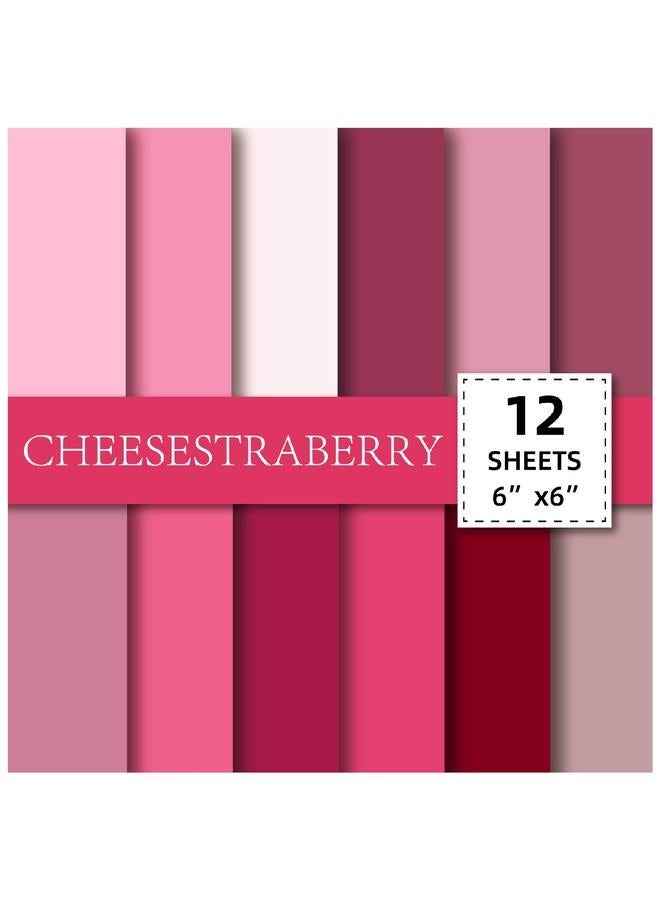 Bluejw 12 Sheets/pack Purple Powder Solid Color Valentine's Day Ins Wind Salt Hand Account Plain Solid Color Hand Account Diy Background Cardboard - Image 1