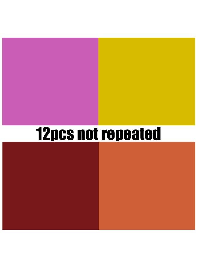 Bluejw 12 Sheets/pack Purple Powder Solid Color Valentine's Day Ins Wind Salt Hand Account Plain Solid Color Hand Account Diy Background Cardboard - Image 4