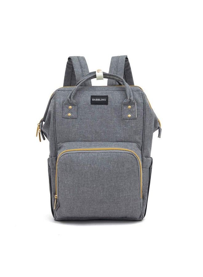 Chinmay Kids Baby Diaper Bag Stylish Polyester Organizer Backpack For New Born Baby Mother Mom For Casual Travel Outing & Travelinggrey  - Image 1