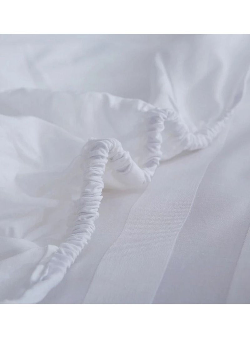 شرشف مطاط فندقي مقاس 200×200 ارتفاع 30 سم - Image 3