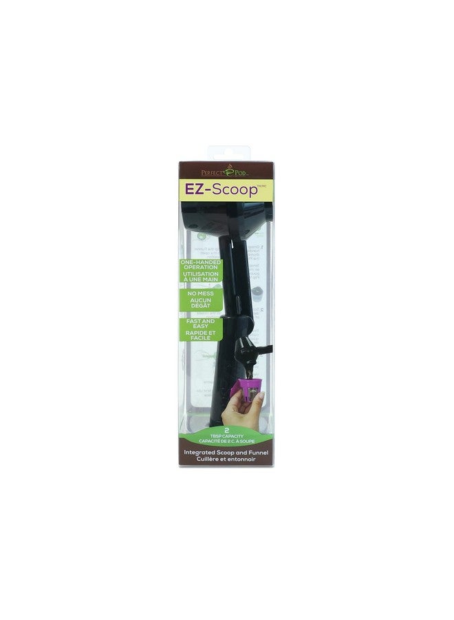 بيرفيكت بود مغرفة قهوة مثالية سهلة الاستخدام وقمع لكبسولات قهوة قابلة لإعادة الاستخدام، سعة ملعقتين كبيرتين، لون أسود - Image 1