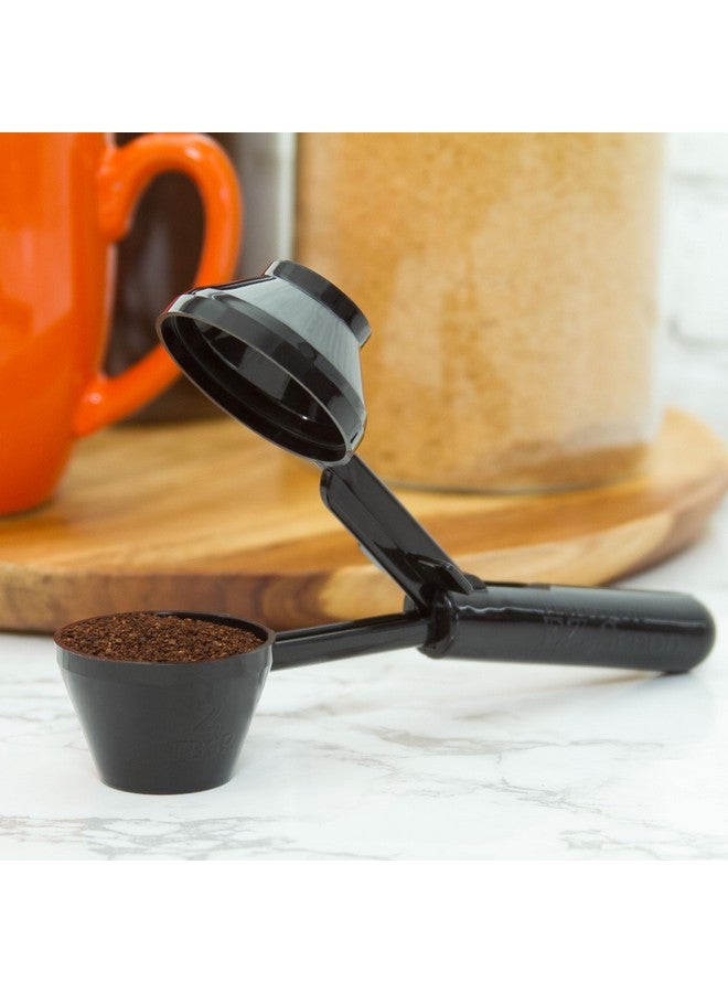 بيرفيكت بود مغرفة قهوة مثالية سهلة الاستخدام وقمع لكبسولات قهوة قابلة لإعادة الاستخدام، سعة ملعقتين كبيرتين، لون أسود - Image 2