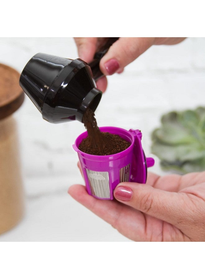 بيرفيكت بود مغرفة قهوة مثالية سهلة الاستخدام وقمع لكبسولات قهوة قابلة لإعادة الاستخدام، سعة ملعقتين كبيرتين، لون أسود - Image 4