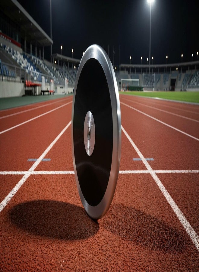 RT Black Lightning 1kg Discus – Girls High School & Youth Track & Field Throwing Disc | 70% Rim Weight, ABS Side Plates, Low-Spin Technology | NFHS & IAAF Approved for Practice & Competition - Image 3