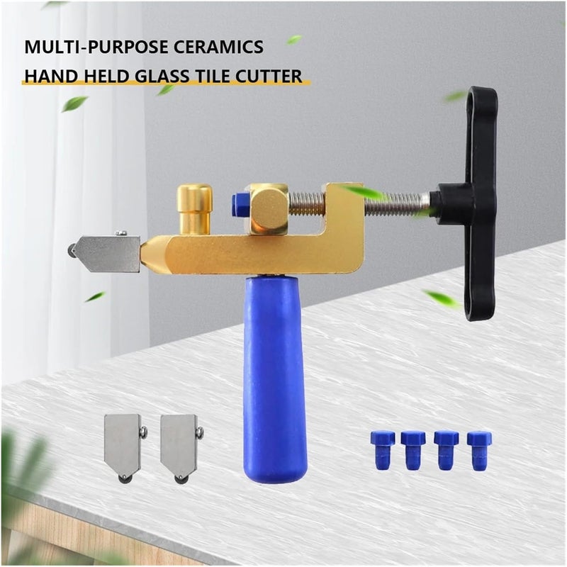 Tile Cutter Hand Tool, Roller Cutting Machine With Knife Wheel Kit Multi-Purpose Manual Tile Glass Tool For Home DIY,Tiles Opener Splitter - Image 4